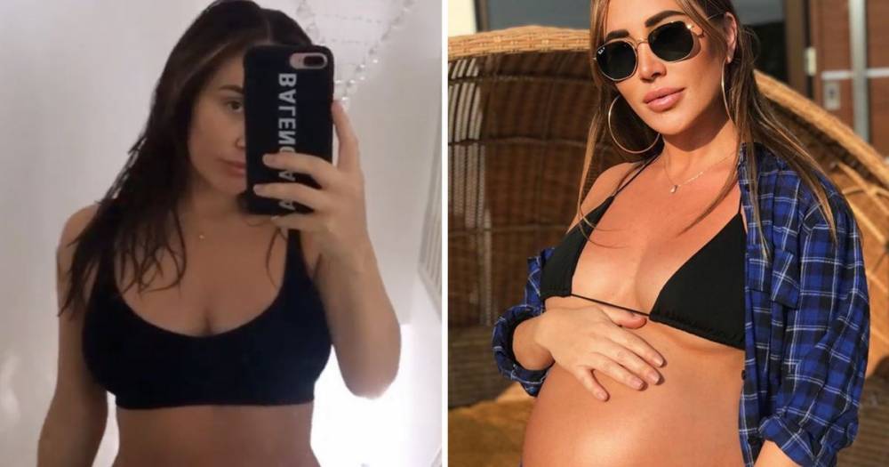 Kyle Walker - Lauryn Goodman shows off impossibly flat tummy one week after giving birth – amid feud with Kyle Walker's ex - ok.co.uk