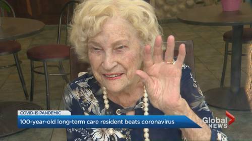 Tom Hayes - 100-year-old Mississauga woman survives Covid19 - globalnews.ca
