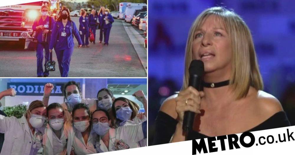 Barbra Streisand - Barbra Streisand shares emotional tribute to healthcare workers amid coronavirus - metro.co.uk - Usa
