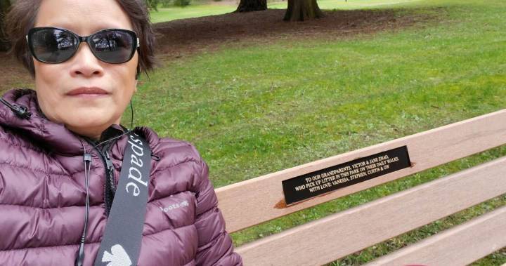 Vancouver woman finds racist graffiti on mother’s memorial bench - globalnews.ca - county Park