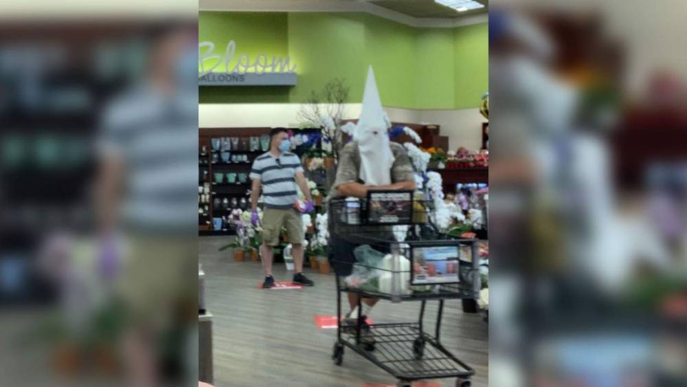 Outrage grows over shopper seen wearing KKK-style hood - clickorlando.com - county San Diego - city Santee