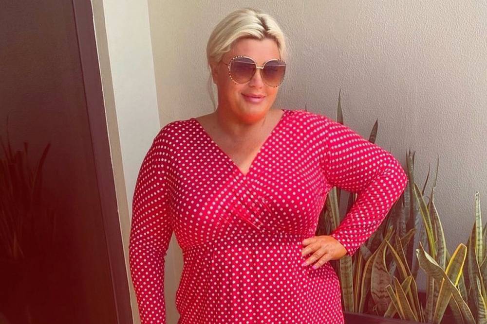 Gemma Collins - James Argent - Gemma Collins shows off her weight loss in polka dot dress after breaking lockdown to visit Arg - thesun.co.uk