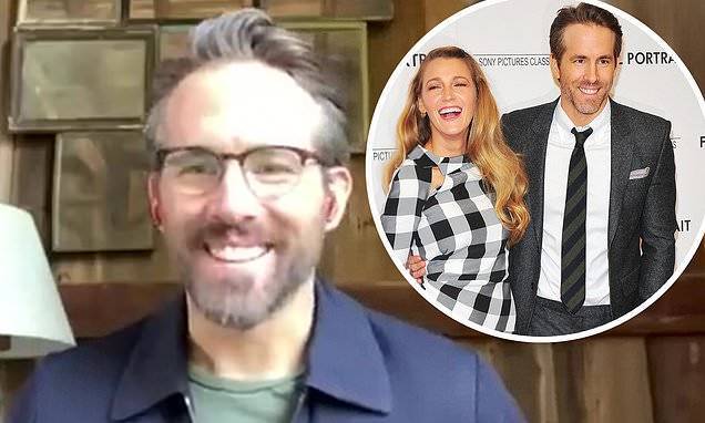 Ryan Reynolds - Blake Lively - Ryan Reynolds jokes about missing his 'secret family' while quarantining with wife Black Lively - dailymail.co.uk - Denmark