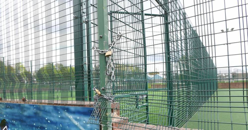Mindless vandals cause damage to Wishaw football facilities during lockdown - dailyrecord.co.uk