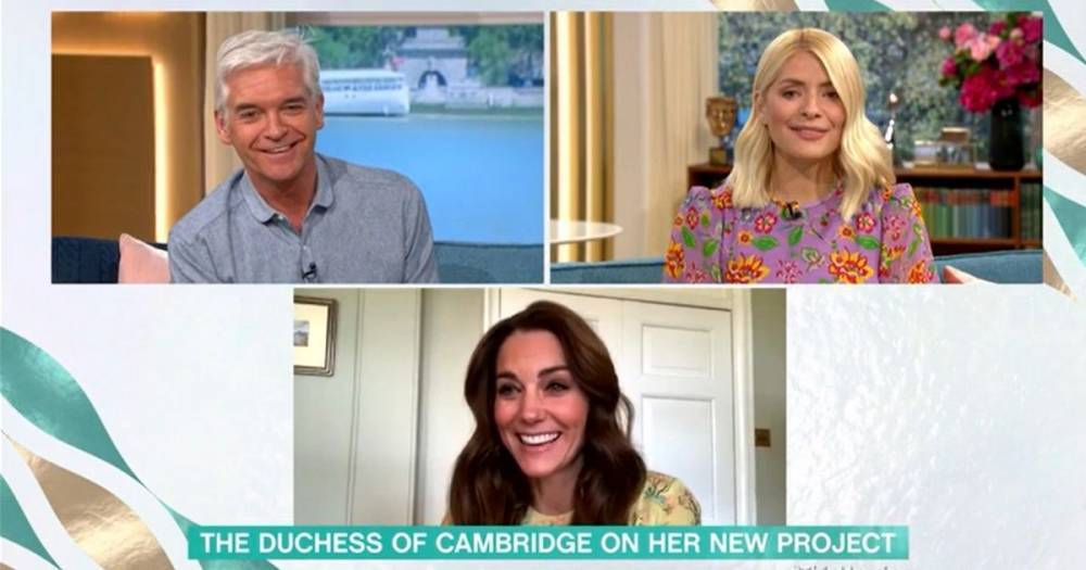 Holly Willoughby - Phillip Schofield - Kate Middleton - This Morning viewers praise 'delightful' Kate Middleton as she makes surprise TV appearance - manchestereveningnews.co.uk - county Prince William
