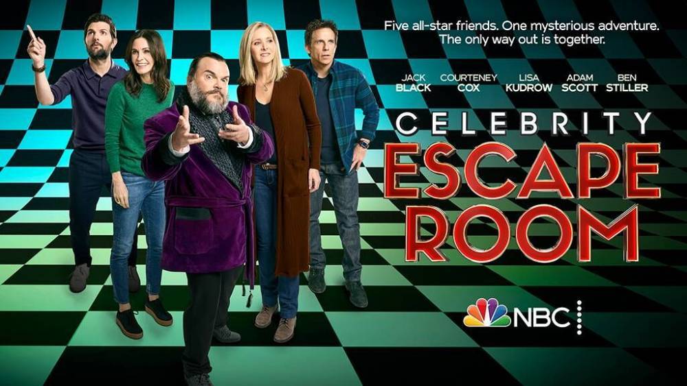 Lisa Kudrow - Adam Scott - Courteney Cox, Lisa Kudrow, Ben Stiller & Adam Scott Attempt To Escape Jack Black’s ‘Celebrity Escape Room’ - etcanada.com - county Scott