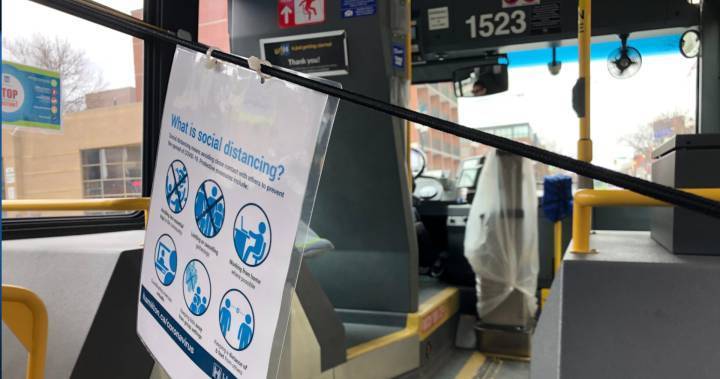 Hamilton unlikely to advise city bus passengers to wear masks, says MOH - globalnews.ca - Canada - city Elizabeth, county Richardson - county Richardson