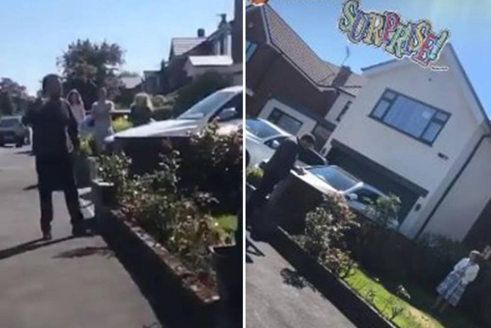 Happy Birthday - Jason Manford - Jason Manford serenades 80-year-old neighbour on her birthday and sparks huge singalong in her street - thesun.co.uk - city Manchester