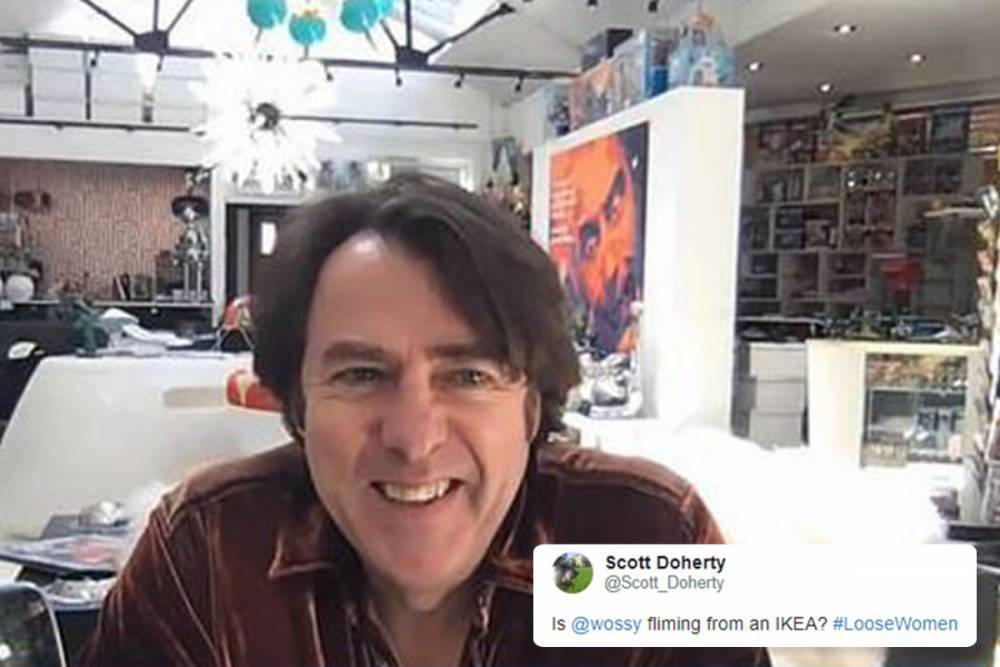 Inside Jonathan Ross’s huge comic-filled man cave as he stuns viewers who think he is filming from Ikea - thesun.co.uk