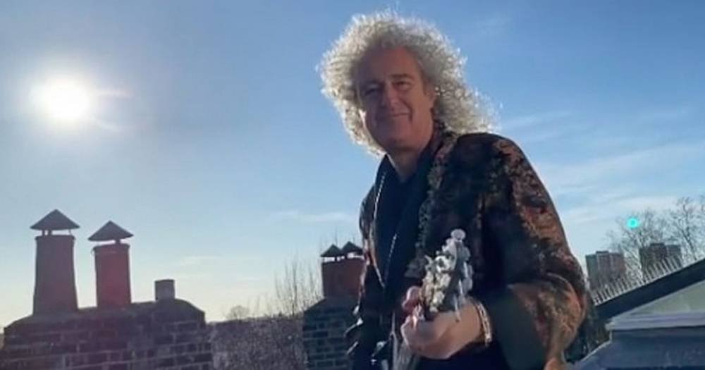 Brian May - Queen legend Brian May hospitalised after 'tearing bum to shreds' while gardening - dailystar.co.uk