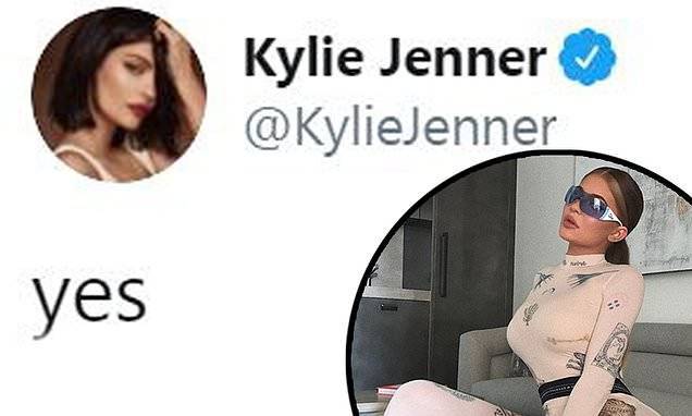 Kylie Jenner - Kylie Jenner answers 'yes' after Twitter user wonders if she just plays 'dress up around her house' - dailymail.co.uk