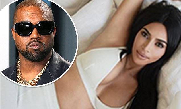 Kim Kardashian - Kanye West - Kim Kardashian and Kanye West are 'staying at opposite ends of the house' amid quarantine - dailymail.co.uk