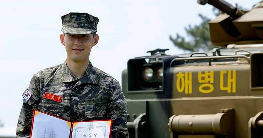 Son Heung-min receives 'best performance' prize as he completes military training - mirror.co.uk - South Korea
