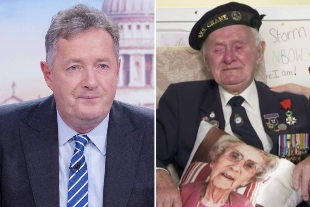 Piers Morgan - Piers Morgan in tears as war veteran Ken Benbow, 94, cries over his ‘wonderful life’ and carers on GMB - thesun.co.uk - Britain - county Morgan - Charlotte, county Hawkins - county Hawkins