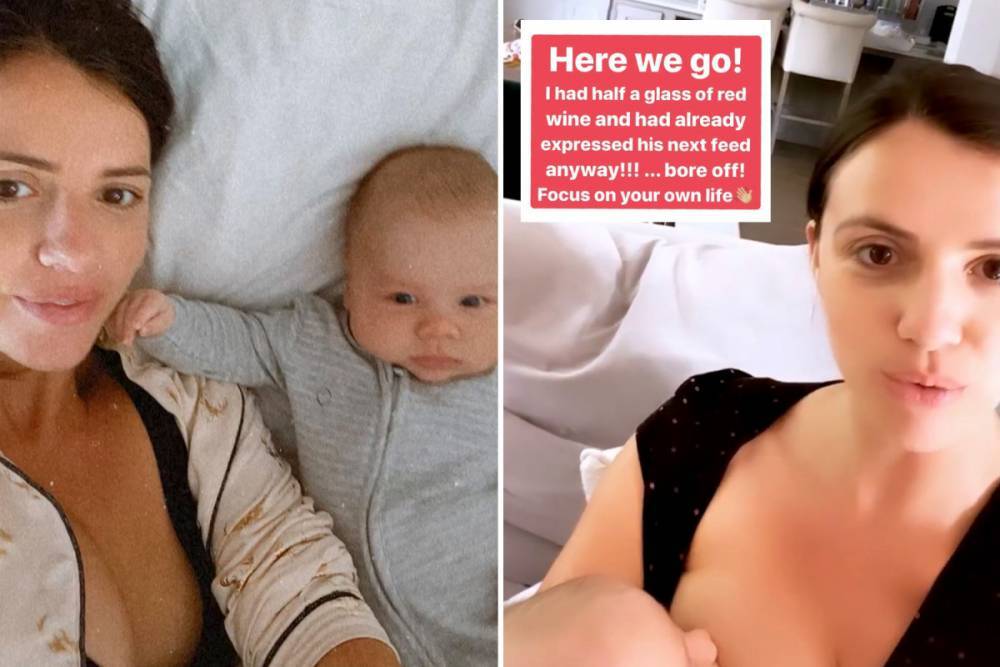 Ryan Thomas - Lucy Mecklenburgh - Lucy Mecklenburgh hits back at troll who mum-shamed her for drinking red wine while breastfeeding - thesun.co.uk