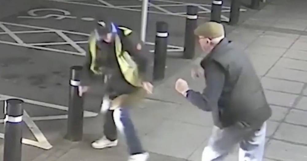 Michael Collins - Robber whose victim, 77, fought back in CCTV footage after stabbing threat jailed - dailystar.co.uk