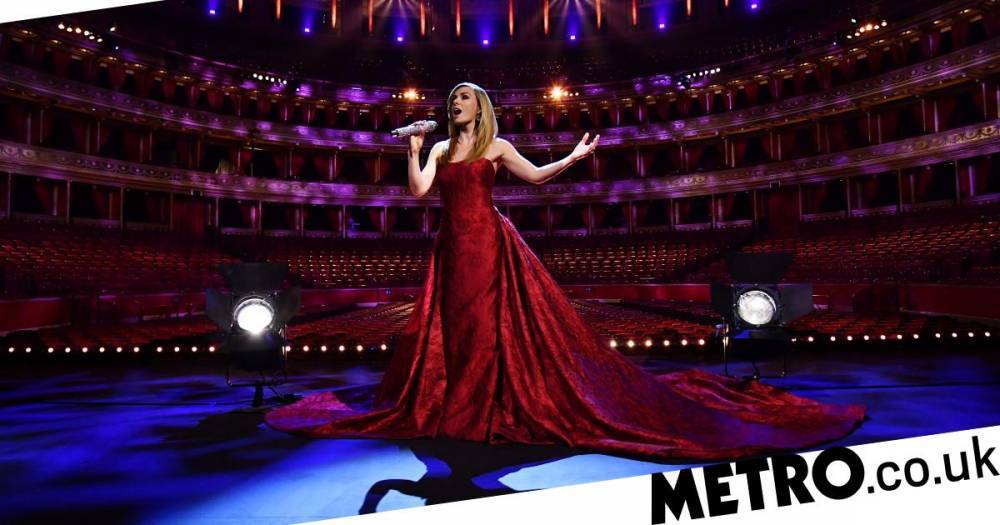 Katherine Jenkins - Royal Albert-Hall - Katherine Jenkins admits historic performance in empty Royal Albert Hall for VE Day left her ‘speechless’ - metro.co.uk