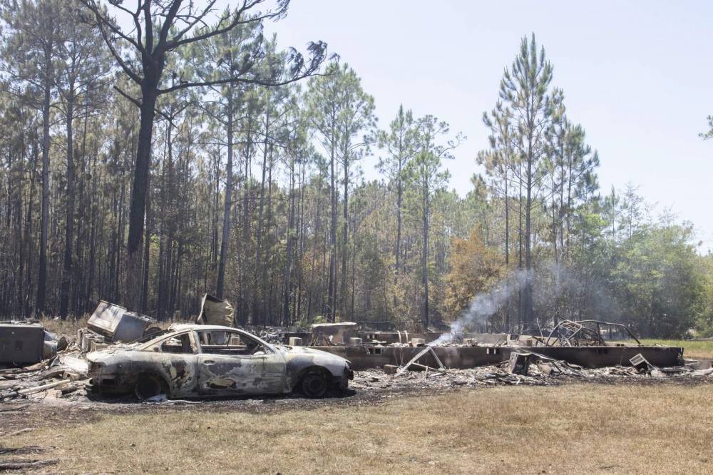Firefighters continue battling fires in Florida Panhandle - clickorlando.com - state Florida