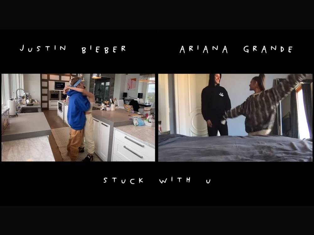 Kylie Jenner - Ariana Grande - Justin Bieber - Gwyneth Paltrow - Ariana Grande, Justin Bieber release lockdown music video, featuring celebrity pals - torontosun.com