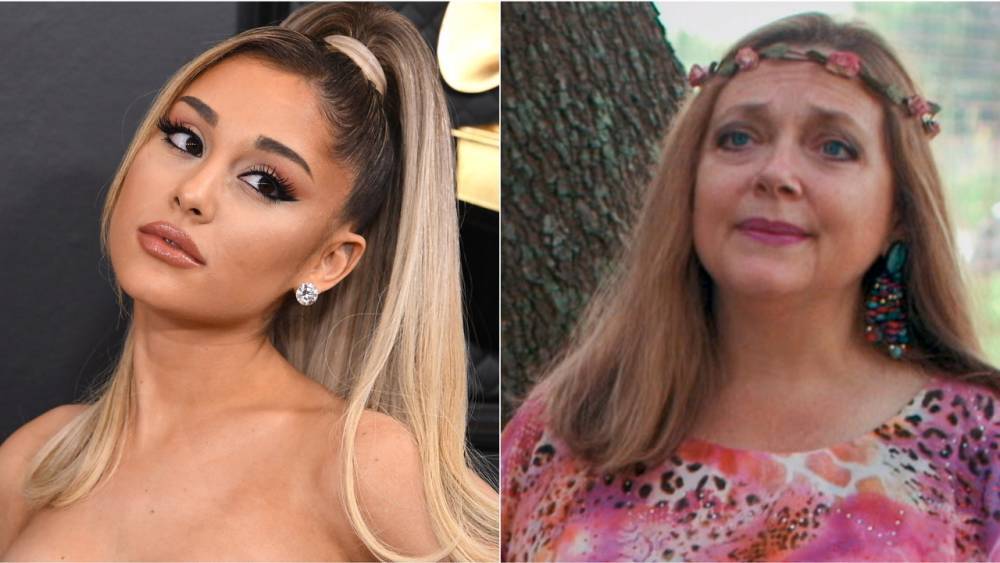 Justin Bieber - Dalton Gomez - Ariana Grande Banned This Clip of Carole Baskin From Appearing in the ‘Stuck With U’ Video - glamour.com
