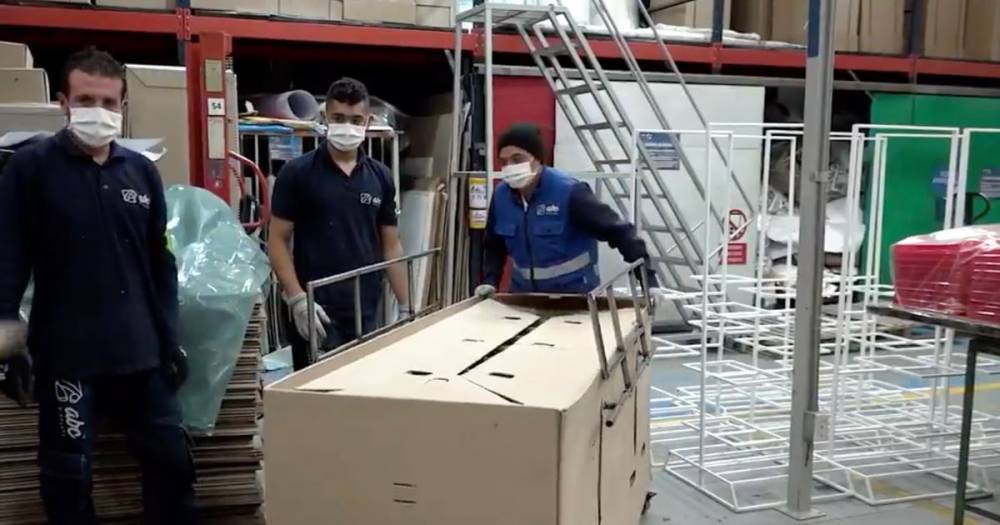Hospital beds that fold up as coffins rolled out for coronavirus patients - dailystar.co.uk - Colombia - city Bogota, Colombia