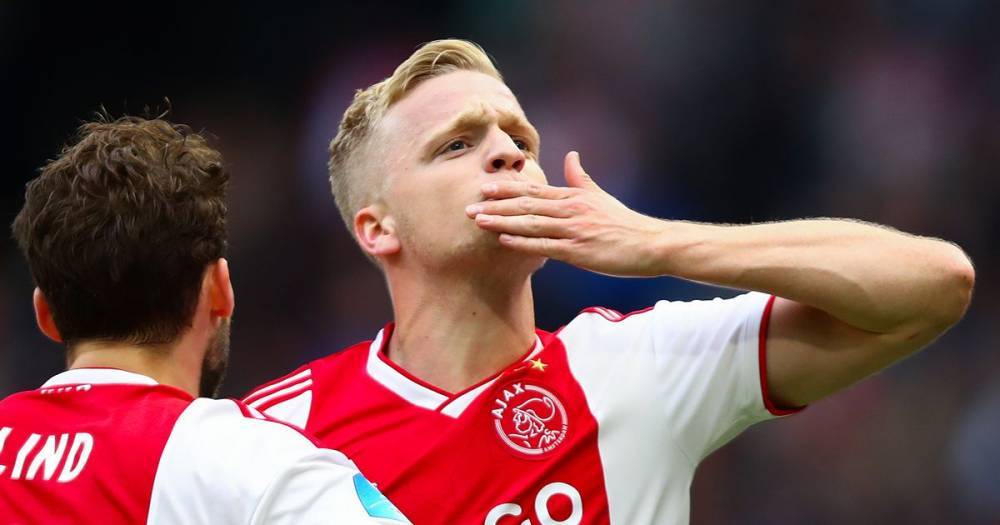 Donny Van-De-Beek - Edwin Van - Ajax confirm Donny van de Beek will be allowed to leave amid Man Utd transfer link - mirror.co.uk - Netherlands - city Manchester