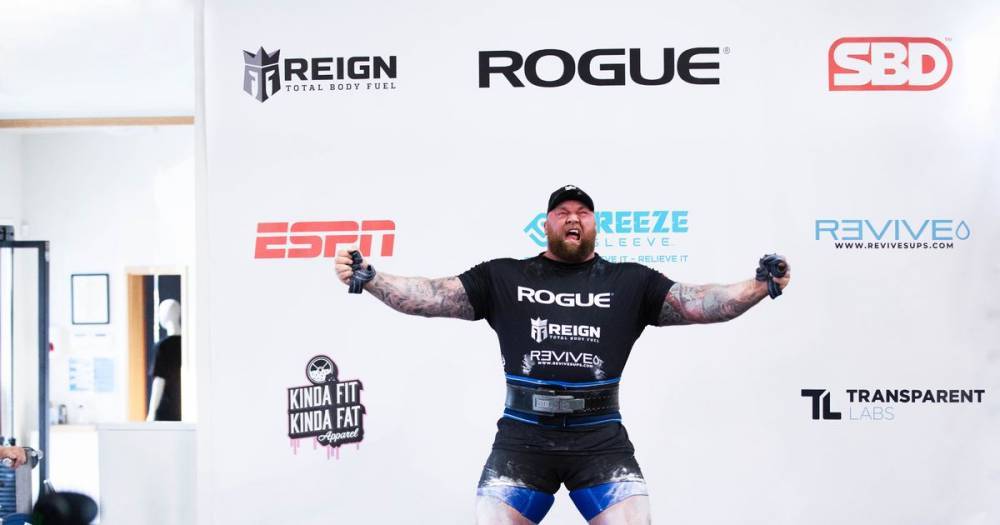 Hafthor Bjornsson reflects on 501kg deadlift world record and says he could have lifted more - dailystar.co.uk - Britain - county Hall - Iceland