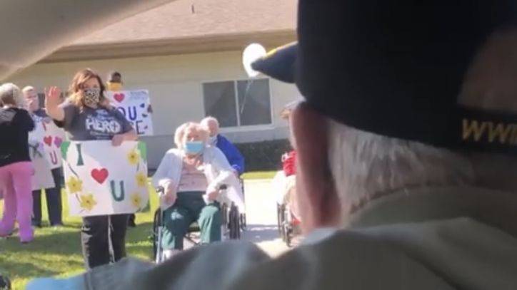 WWII veteran sees wife of 72 years after being separated for 2 months by pandemic - fox29.com - state Florida - county Baker