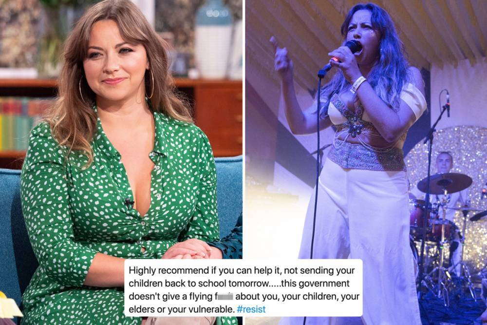 Charlotte Church urges fans not to send their children back to school today in sweary online rant - thesun.co.uk - Britain
