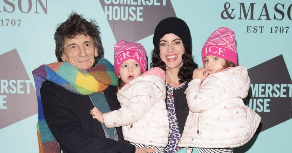 Ronnie Wood - Rolling Stones guitarist Ronnie Wood celebrates twin daughters' 4th birthday as he turns 73 - wonderwall.com