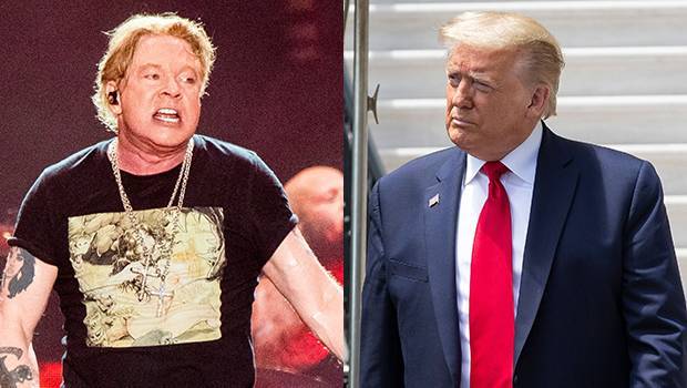 Donald Trump - Axl Rose - George Floyd - Axl Rose Shades Trump After POTUS Accuses ‘Lamestream Media’ Of Fomenting ‘Hatred Anarchy’: ‘That’s You’ - hollywoodlife.com