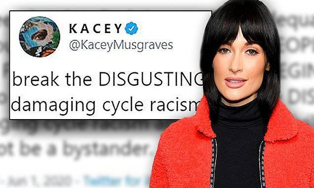 Kacey Musgraves - Kacey Musgraves vows to break 'disgusting' cycle of racism - dailymail.co.uk - city Minneapolis