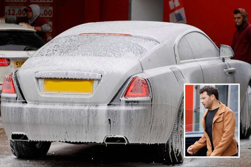 Ryan Thomas - Jason Grimshaw - Ryan Thomas shows off his new £286k Rolls Royce at the car wash - thesun.co.uk
