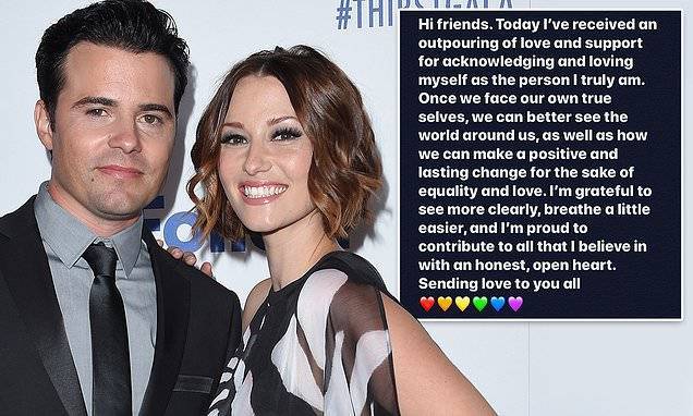 Supergirl star Chyler Leigh thanks fans for support after coming out in essay - dailymail.co.uk