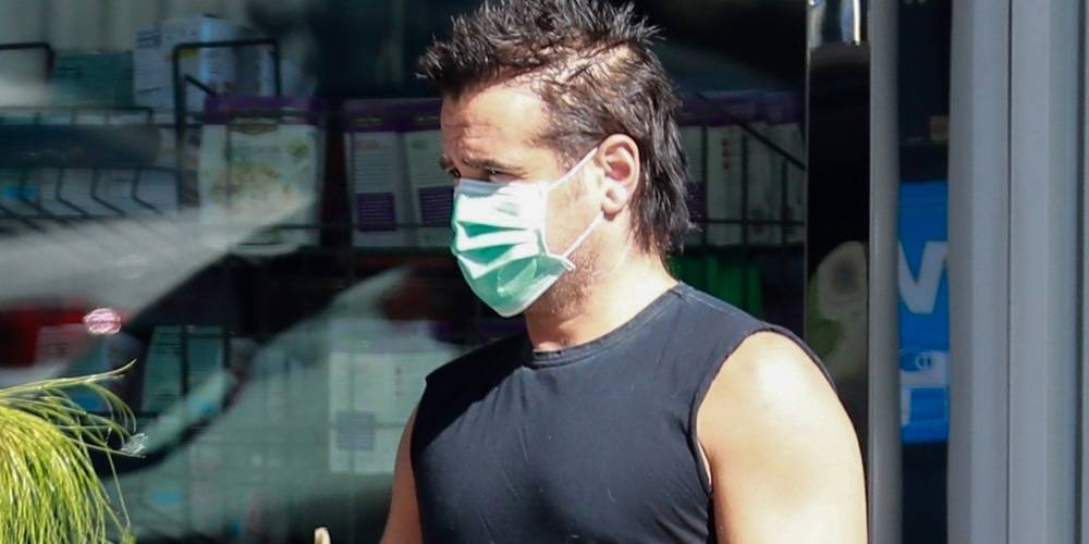 Colin Farrell - Colin Farrell Shows Off His Buff Arms on a Gas Station Run Amid Pandemic - justjared.com