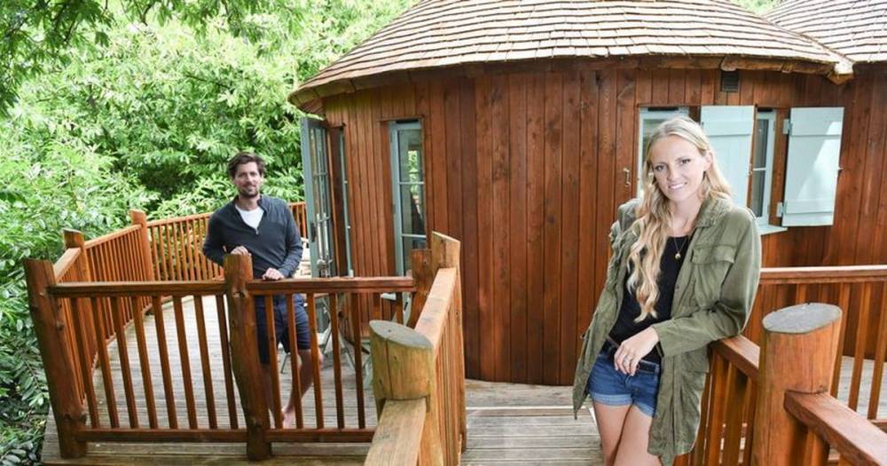 London couple spend lockdown in luxury treehouse say they're 'happier than ever' - dailystar.co.uk - Britain - county Somerset