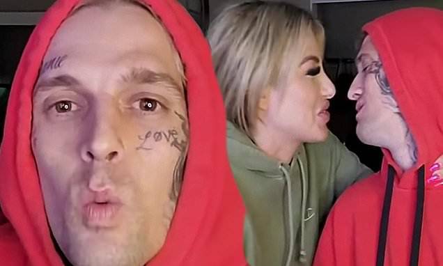 Aaron Carter - Melanie Martin - Aaron Carter reveals ex Melanie Martin has suffered a miscarriage as the couple rekindle romance - dailymail.co.uk