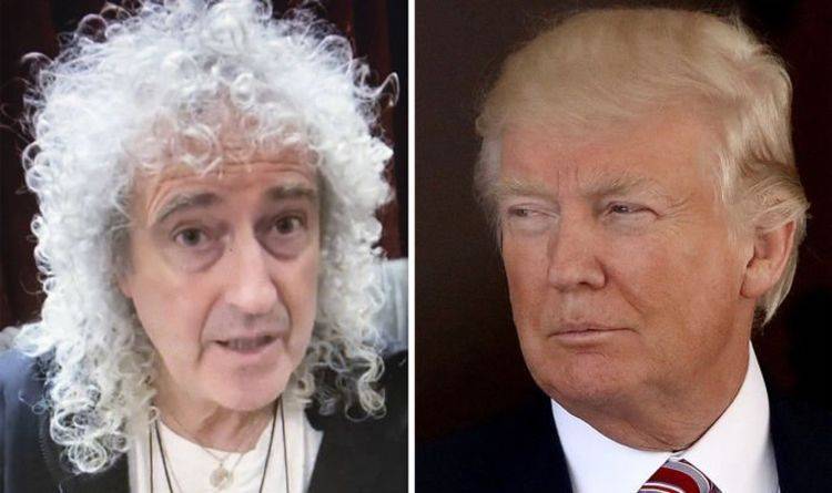Donald Trump - Meghan Markle - prince Harry - Adam Lambert - Greta Thunberg - Brian May - Brian May pranked into Donald Trump outburst amid news of Queen star's heart attack - express.co.uk - Usa - Russia