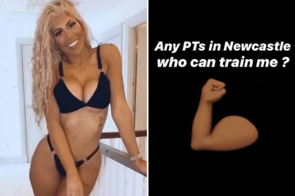 Chloe Ferry begs followers for a personal trainer despite her amazing two stone weight loss - thesun.co.uk - city Newcastle