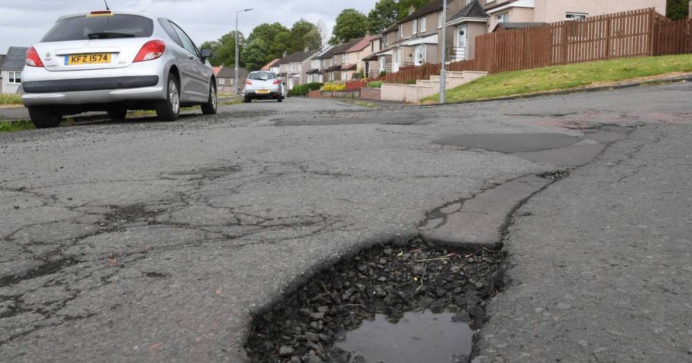 Residents in Wishaw streets say they've had enough of crumbling roads - dailyrecord.co.uk