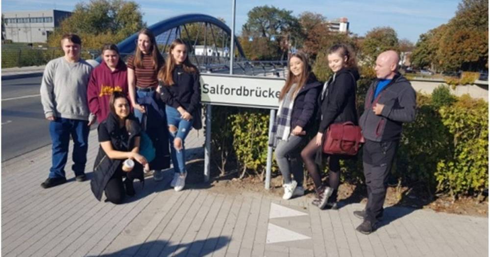 Youngsters digitally 'walk' 500 miles to German twin town - manchestereveningnews.co.uk - Germany