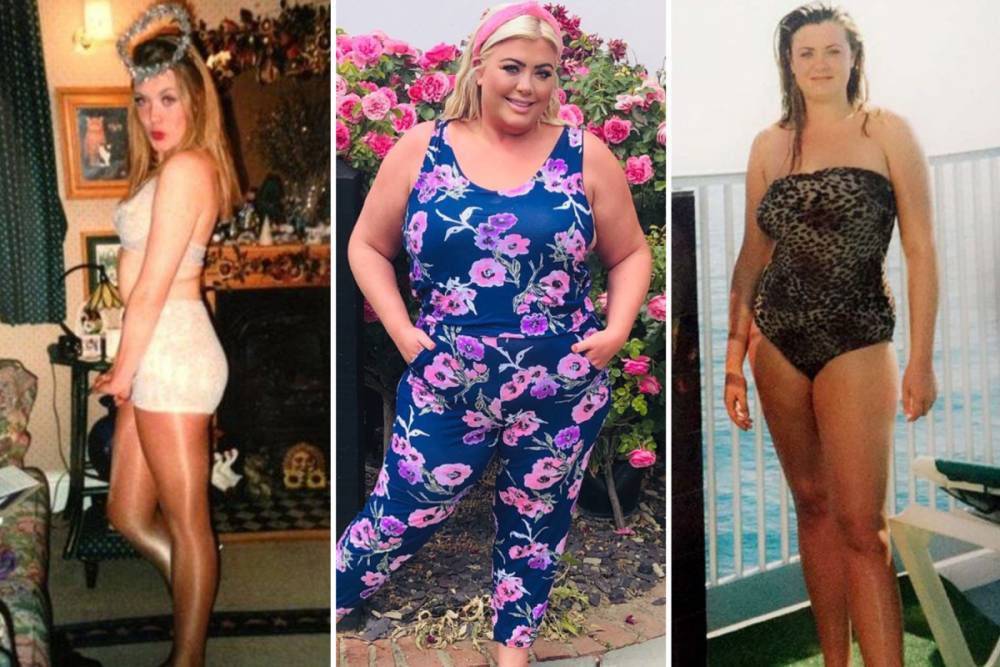 Skinny Gemma Collins’ throwback snaps revealed after star bravely told fans why she piled on the weight - thesun.co.uk