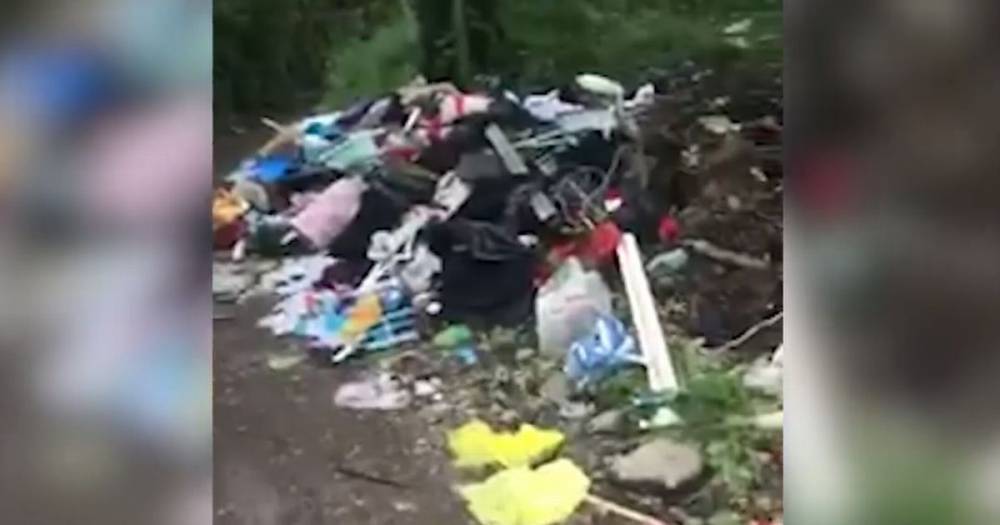 Anger after huge pile of rubbish dumped near pub - manchestereveningnews.co.uk