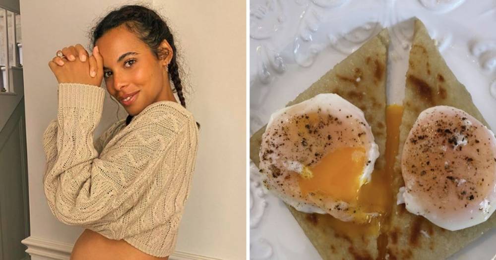 Easter Sunday - Marvin Humes - Rochelle Humes - Rochelle Humes' pregnancy journey from adorable gender reveal to bizarre cravings and morning sickness - ok.co.uk