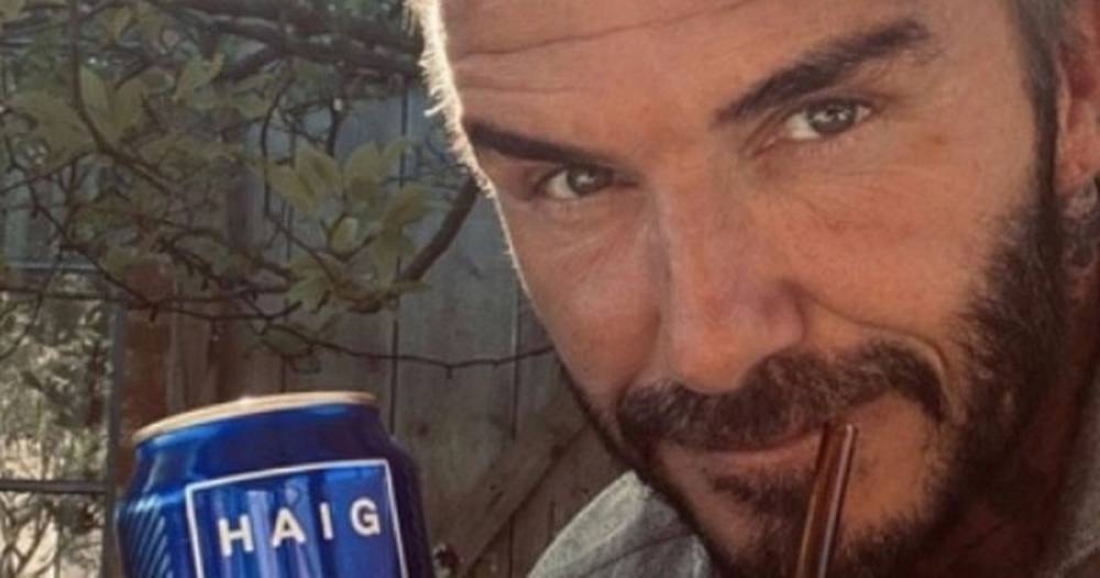 David Beckham - David Beckham makes fans thirsty with rugged promo photo for product launch - mirror.co.uk