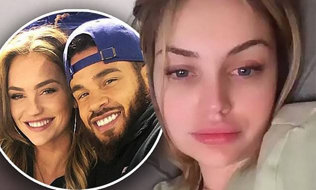 Cory Wharton - Taylor Selfridge - At Home - MTV fires Taylor Selfridge after racists tweets and axes show Teen Mom OG At Home - dailymail.co.uk