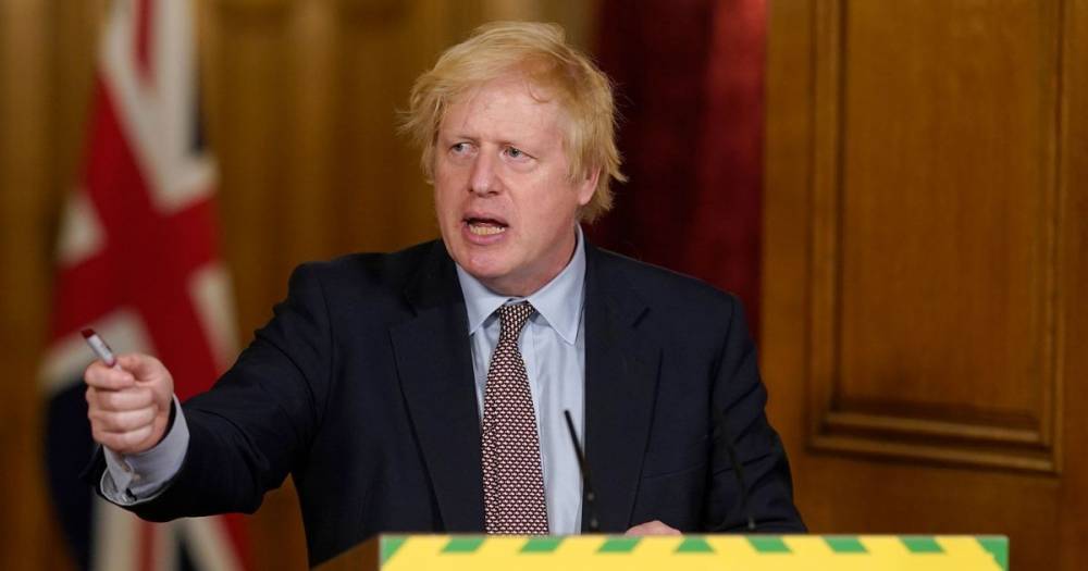 Boris Johnson - Boris Johnson announces lockdown 'bubbles' letting two households hug and kiss - mirror.co.uk