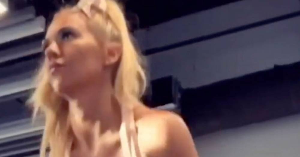 Christine Macguinness - Christine McGuinness flaunts cleavage as she drips in sweat for very steamy workouts - dailystar.co.uk