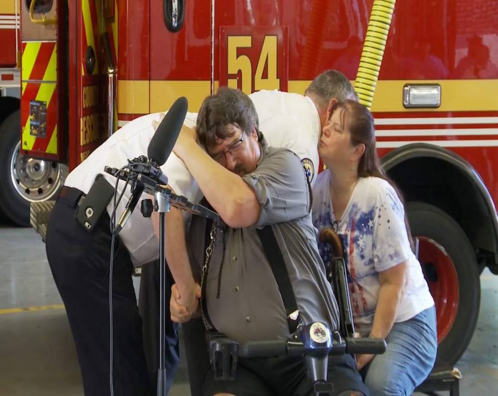 Crash victim reunites with Orange County first responders who saved him four years later - clickorlando.com - state Florida - county Orange