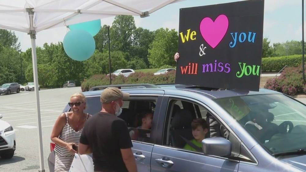 Retirement drive-by parade held for beloved principal - fox29.com - state Pennsylvania - county Valley - area Bethel